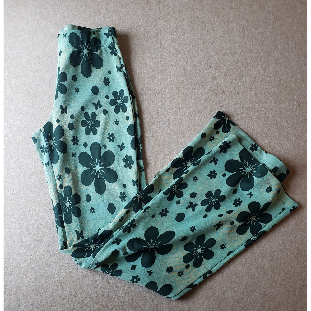 Urban Outfitters Bryn Flare Pants Sz S Hippie Festival Boho Bell Bottoms Flower - Picture 4 of 11